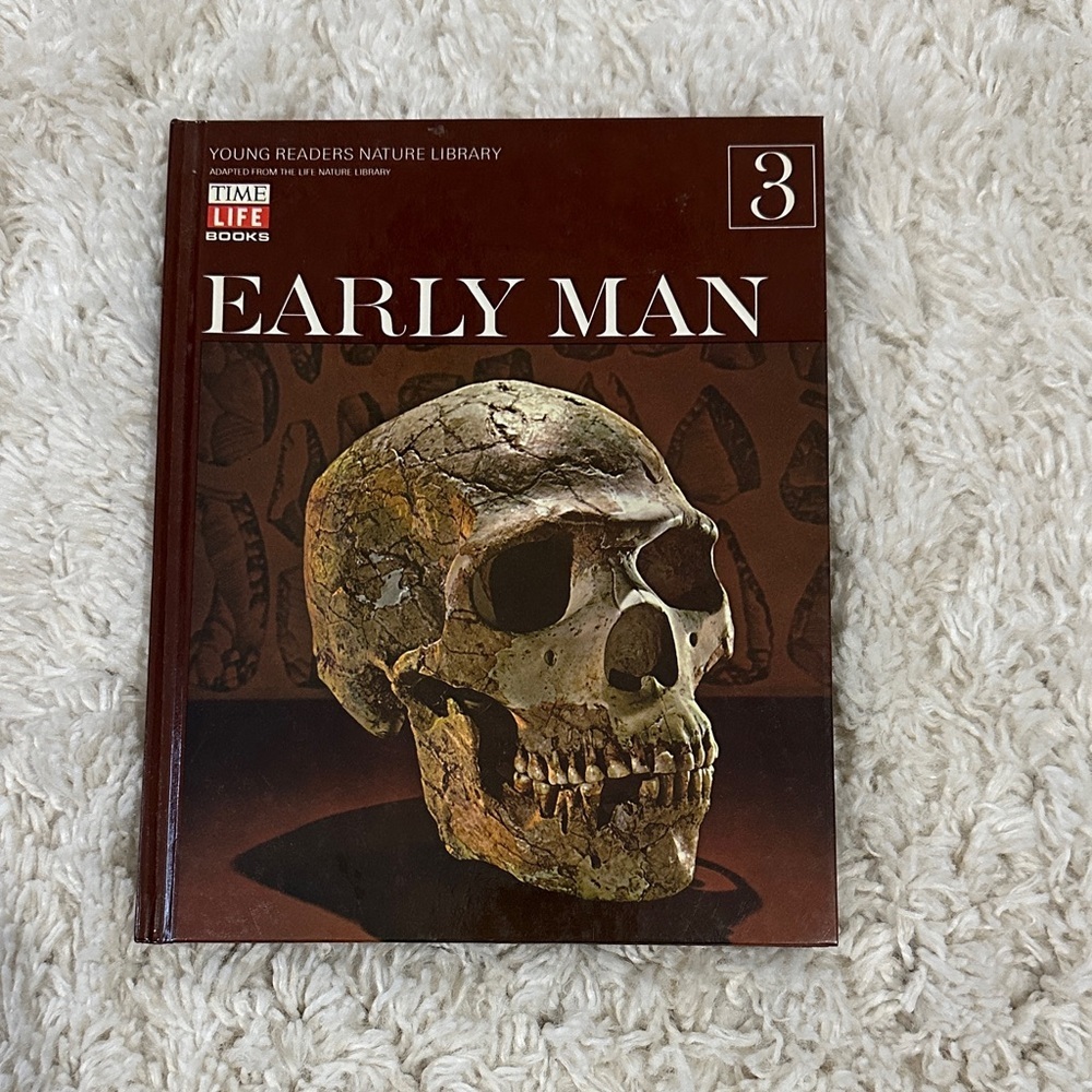 VINTAGE Collectible, 70s Early Man Hardcover Book